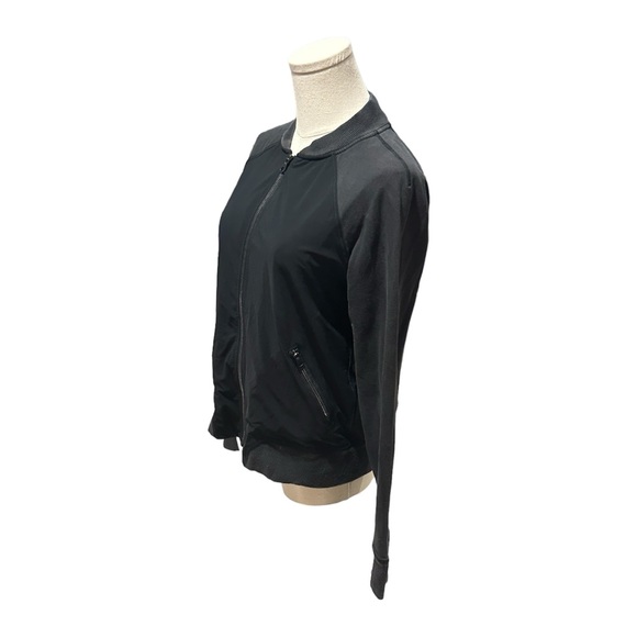 Lululemon Women’s Black Full Zip Faded Black Jacket Size 8 Stretch Casual - Picture 3 of 7